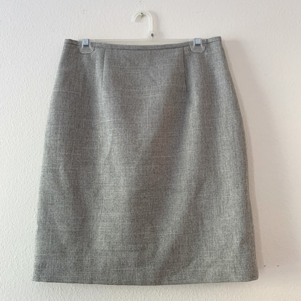 Formal gray skirt